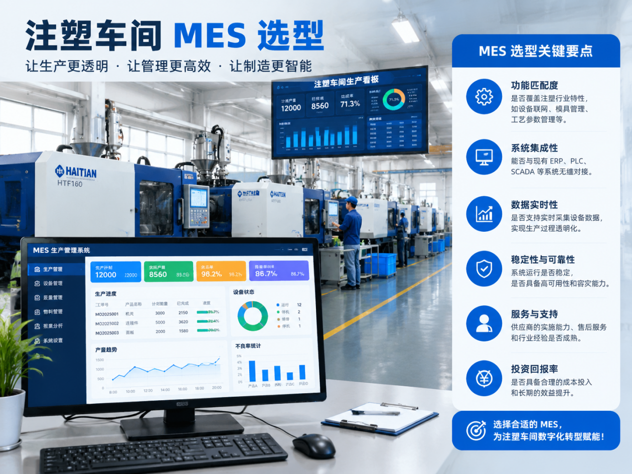 注塑車間MES選型與實施避...